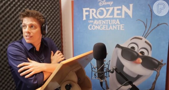 Fábio Porchat é ator e dublou a animação 'Frozen'