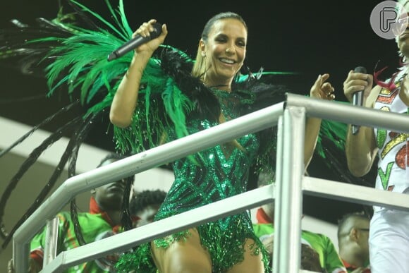 A escola Grande Rio, que desfila na Sapucaí no próximo domingo (26), terá o samba-enredo em homenagem à cantora Ivete Sangalo