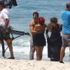 Caio Castro e Leticia Colin gravam 'Novo Mundo' na praia com trajes de época nesta quarta-feira, dia 22 de fevereiro de 2017
