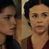 Aruna (Thais Melchior) descobre ser filha de Yana (Luciana Braga), na última semana da novela 'A Terra Prometida'