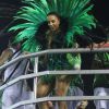 Sem revelar a fantasia que usaria no dia do desfile da Grande Rio, Ivete vestiu uma fantasia verde cheia de brilhos e plumas no ensaio técnico da escola, em 29 de janeiro de 2017