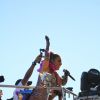 Ivete Sangalo marcou presença no Carnaval de Salvador neste sábado, 25 de fevereiro de 2017