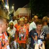 Xuxa chega à Marquês de Sapucaí para desfilar pela Grande Rio, que homenageia a amiga da apresentadora Ivete Sangalo