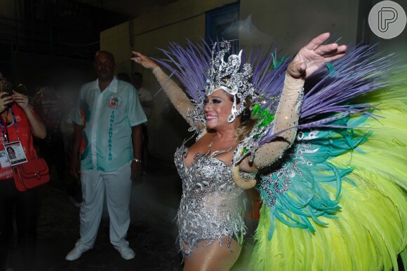 Destaque da Grande Rio, Susana Vieira falou sobre o Carnaval neste domingo, 26 de fevereiro de 2017
