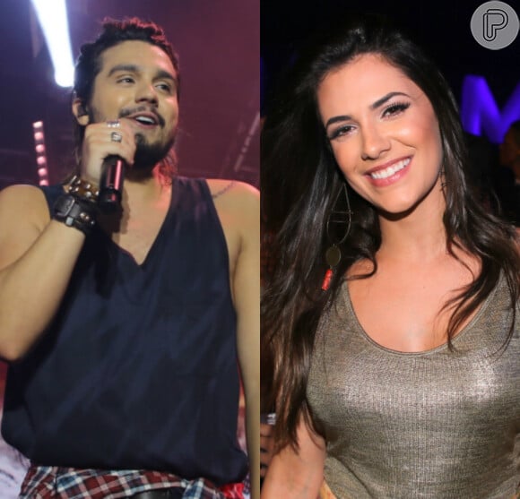 Luan Santana faz show com a presença da namorada, Jade Magalhães, na madugada desta segunda-feira, 27 de fevereiro de 2017