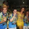 Juliana Alves caiu no samba no ensaio da escola Unidos da Tijuca, da qual é rainha de bateria, na noite do último sábado, 15 de fevereiro de 2014, no Rio de Janeiro