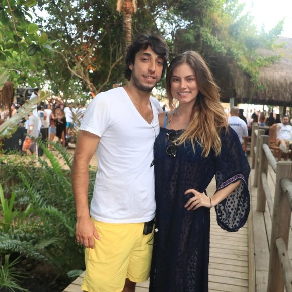 Namorada do empresário Diego Moregola, Bruna Hamú disse que não está preocupada com o peso durante a gravidez