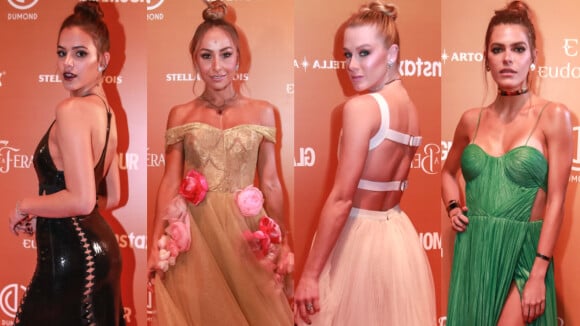 Bruna Marquezine, Sabrina Sato e famosas usam looks longos em premiação. Fotos!