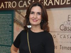 Fátima Bernardes prestigia estreia de peça de teatro de Marco Nanini, no Rio