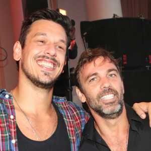 João Vicente de Castro e Mário Frias se encontraram na festa de aniversário de Carol Sampaio