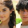 Joana (Maitê Padilha) e Asher (Rafael Gevu) se beijam, no capítulo de terça-feira, 21 de março de 2017, da novela 'O Rico e Lázaro'