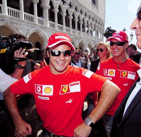 Felipe Massa visitou o amigo Michael Schumacherno início do mês, em um Hospital, na França