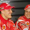 O piloto interagiu e conversou com Schumacher, e disse ter ficado esperançoso: 'Eu sempre tento ser otimista'