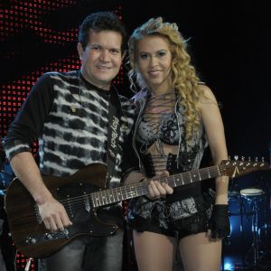 Ximbinha não descartou reatar casamento com Joelma, de quem separou em agosto de 2015, em entrevista ao programa Raul Gil deste sábado, 17 de março de 2017