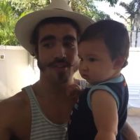 Caio Castro paparica filho de Antonia Fontenelle: 'Será pai em breve'. Vídeo!