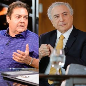 Faustão explica por que pagou almoço de Michel Temer: 'Estava com um amigo meu'