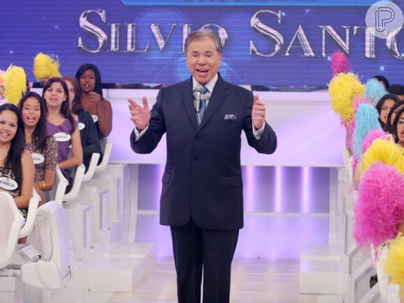Silvio Santos já havia exibido os cabelos grisalhos na TV, em 2012