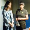 A mocinha Júlia (Nathalia Dill), de 'Rock Story', foi para a prisão depois de ser denunciada por Diana (Alinne Moraes) e se entregar para a polícia