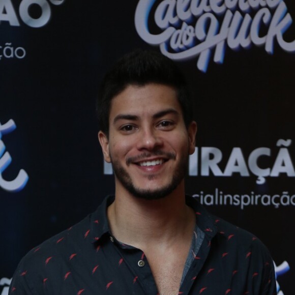 Arthur Aguiar esteve no Especial Inspiração, evento promovido pelo programa 'Caldeirão do Huck', nesta quinta-feira, 23 de março de 2017