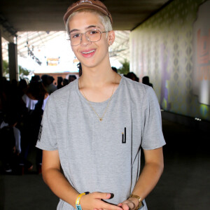 João Guilherme, filho de Leonardo, conferiu o primeiro dia de shows no festival Lollapalooza