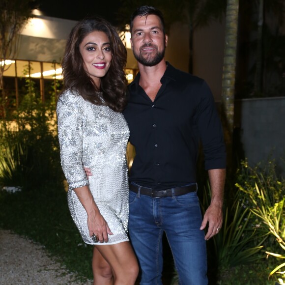 Juliana Paes e Carlos Eduardo Baptista são pais de Pedro, de, 6 anos, e Antônio, de 3