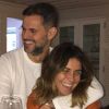 Giovanna Antonelli e o marido, o diretor Leonardo Nogueira, estão curtindo férias em Portugal com amigos
