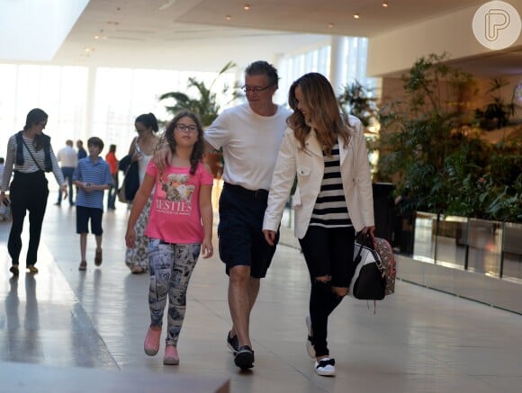 Ana Furtado e Boninho são pais de Isabela, de 8 anos