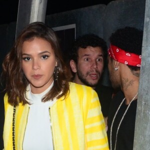 Neymar e Bruna Marquezine assistiram show da dupla Jorge e Mateus em camarote