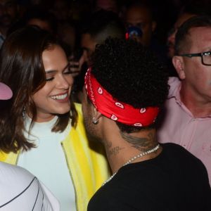 Neymar e Bruna Marquezine namoraram durante show da dupla Jorge e Matheus em camarote da Arena Corinthians, em Sao Paulo, na madrugada desta quarta-feira, 29 de março de 2017