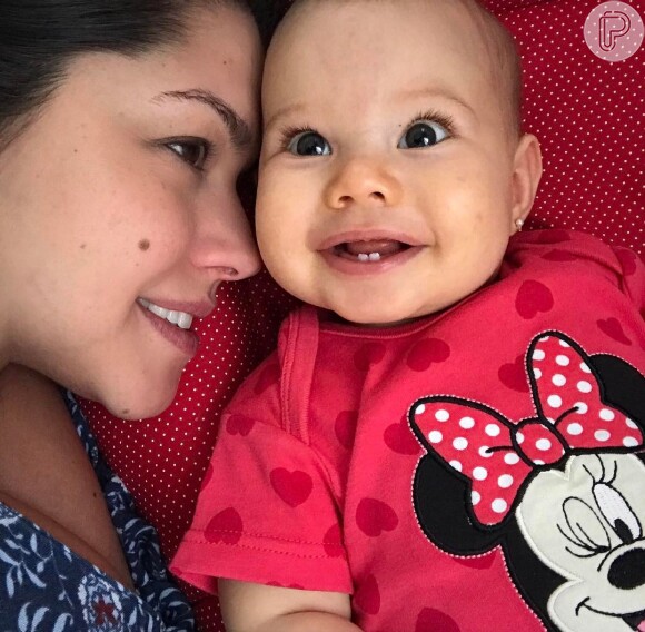 Casada com Michel Teló, Thais Fersoza já é mãe da pequena Melinda, de 7 meses