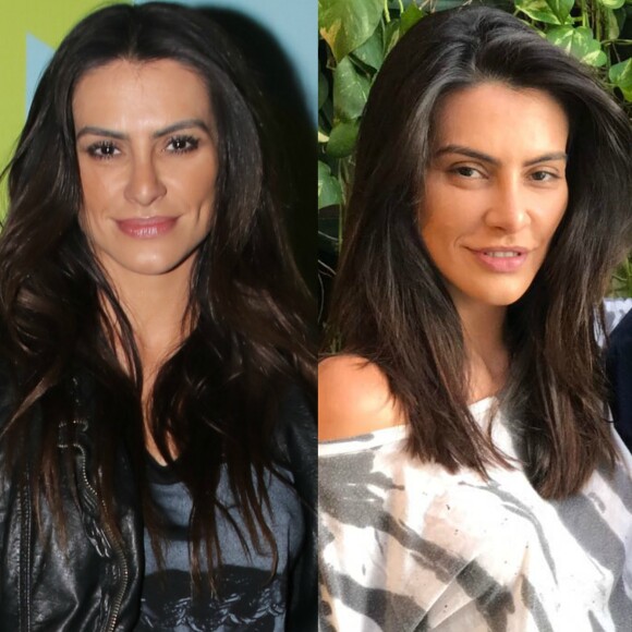 Cleo Pires cortou o cabelo e repicou os fios na tarde de quinta-feira, 30 de março de 2017