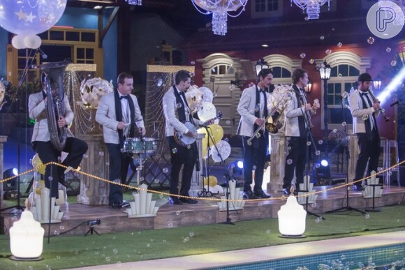 Banda agitou brothers em noite de festa no 'Big Brother Brasil'