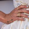Os anéis usados por Miranda Lambert na 52ª edição do Country Music Awards, realizada no Toshiba Plaza, em Las Vegas, neste domingo, 2 de abril de 2017