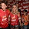 Depois de curtir o carnaval em Recife, Danielle Winits e o namorado, Amauri Nunes, foram para Salvador no sábado, 1º de março de 2014