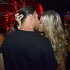 Ricardo Macchi, ex-namorado de Ellen Rocche, passou a noite aos beijos com a modelo Veridiana Freitas no domingo de carnaval, 2 de março de 2014