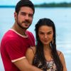 Zeca (Marco Pigossi) é noivo de Ritinha (Isis Valverde), mas termina o compromisso quando ela se envolve com Ruy (Fiuk), na novela 'A Força do Querer'