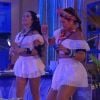Emilly e Vivian dançaram lado a lado no 'Big Brother Brasil' durante a festa Bahia, na noite desta quarta-feira, 5 de abril de 2017