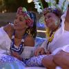 Enquanto Emilly e Vivian dançavam, as sisters eram observadas por Marinalva e Ieda durante a festa Bahia, na noite desta quarta-feira, 5 de abril de 2017