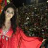 Tânia Mara veio caracterizada como a cantora Maysa no desfile da Beija-Flor