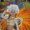 Carla Prata exibiu um corpo perfeito ao desfilar como musa da Vila Isabel, no Rio de Janeiro