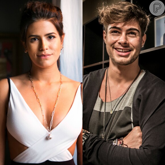 Manu (Antonia Morais) fica atraída por Léo Regis (Rafael Vitti) e o beja, na novela 'Rock Story', em 11 de abril de 2017
