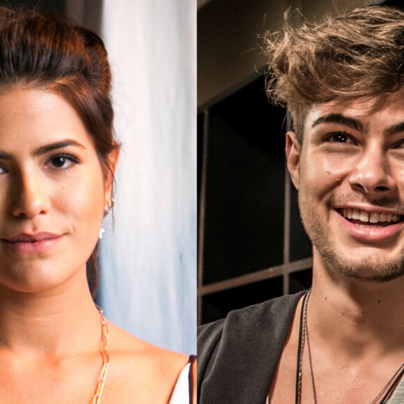 Manu (Antonia Morais) fica atraída por Léo Regis (Rafael Vitti) e o beja, na novela 'Rock Story', em 11 de abril de 2017