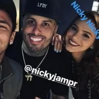 Bruna Marquezine e o namorado, Neymar, posam com cantor: 'Nicky Jam'