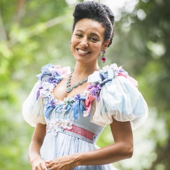 Em 'Novo Mundo', Diara, personagem de Sheron Menezzes, é uma escrava que se casa com o rico austríaco Wolfgang (Jonas Bloch)