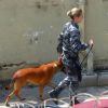 Paolla Oliveira esteve no Batalhão de Ações com Cães (BAC), em Olaria, Rio de Janeiro para gravação de 'A Força do Querer'