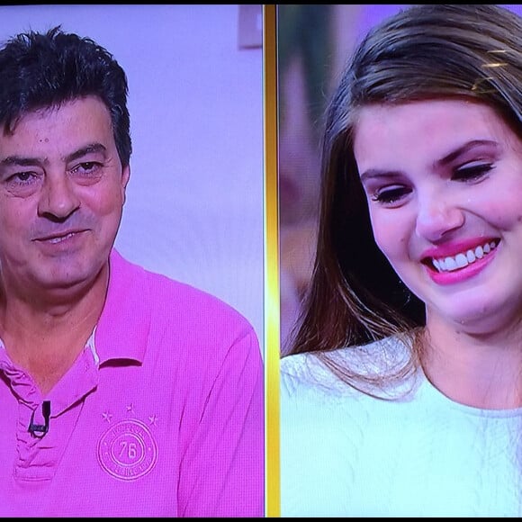 Camila Queiroz usou um apelido carinhoso para se referir ao pai, Sérgio: ' Tião, são tantas lembranças especiais'