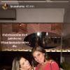 Bruna Hamu exibiu o barrigão de 7 meses de gravidez em foto postada no Instagram nesta terça-feira, 11 de abril de 2017