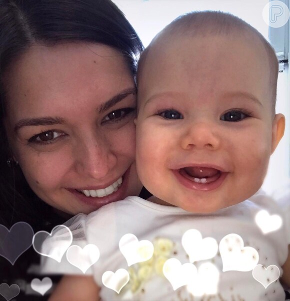 Grávida do segundo filho, Thais Fersoza já é mãe de Melinda, de 8 meses
