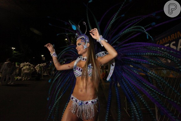 'Minha fantasia é a mais comportada do Carnaval', afirmou Thaila