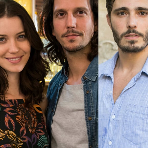 Júlia (Nathalia Dill) desiste de viajar com Tiago (Thiago Rodrigues) para ficar com Gui (Vladimir Brichta), no capítulo previsto para ir ao ar 21 de abril de 2017, na novela 'Rock Story'